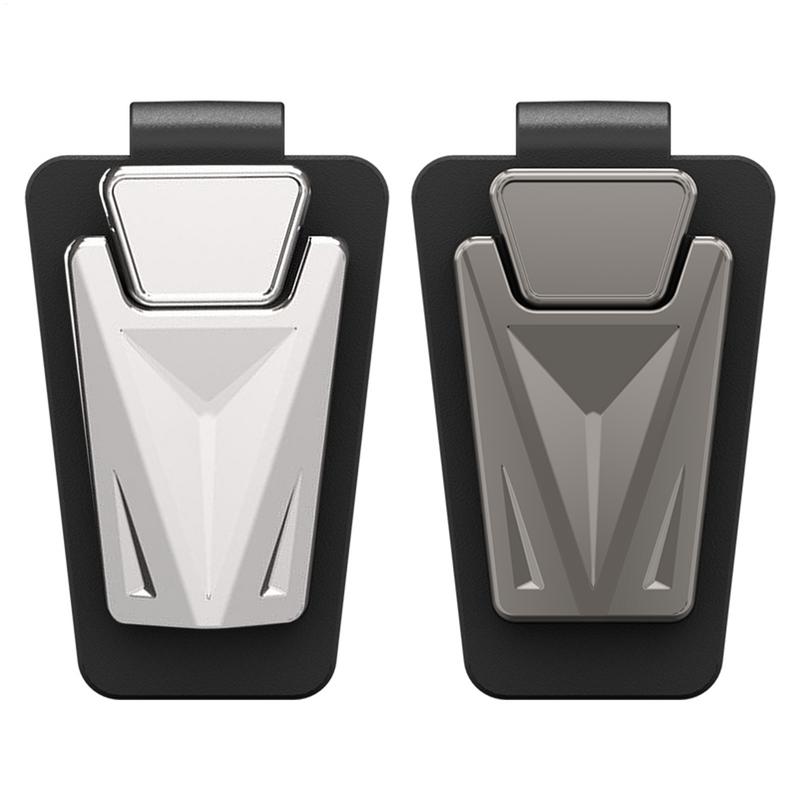 Car Accessories You Must Have - サングラスホルダー車用金属バイザークリップホルダーメガネ用高強度衝撃吸収必須のカーアクセサリー男性用