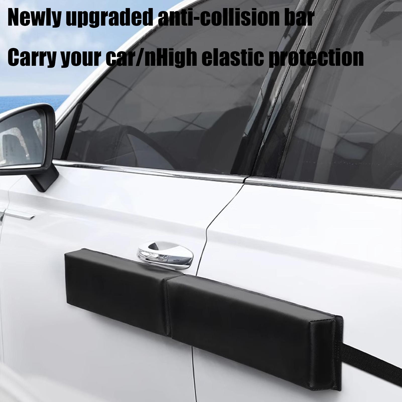 Car Door Edge Guard - 車のドアプロテクター磁気折りたたみ接続スタイルボディサイドエッジガード装飾アンチスクラッチ保護ストリップ 98x11x4CM