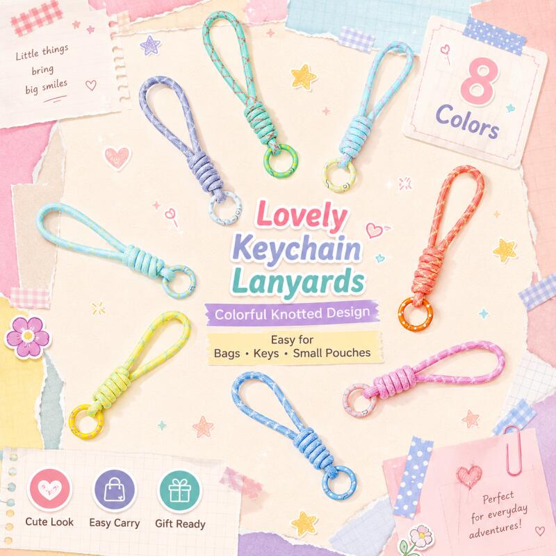 Car Accessories For Women - 2 〜 5 個のカラフルな編み込みキーホルダー携帯電話ストラップアンチロストノットロープストラップキーリング男性女性車のキーホルダーアクセサリー