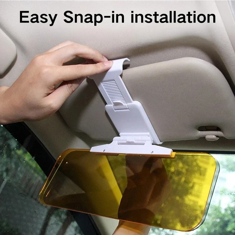 Car Accessories You Must Have - 1個入りの車用フロントサンシェード、アンチグレア保護、運転者必携の昼夜兼用サンシェードゴーグルアクセサリー。