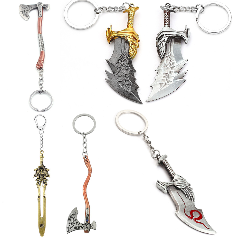 Car Accessories For Women - ゴッド・オブ・ウォー4 クレイトスの剣 キーホルダー ペンダント キーリング ジュエリー