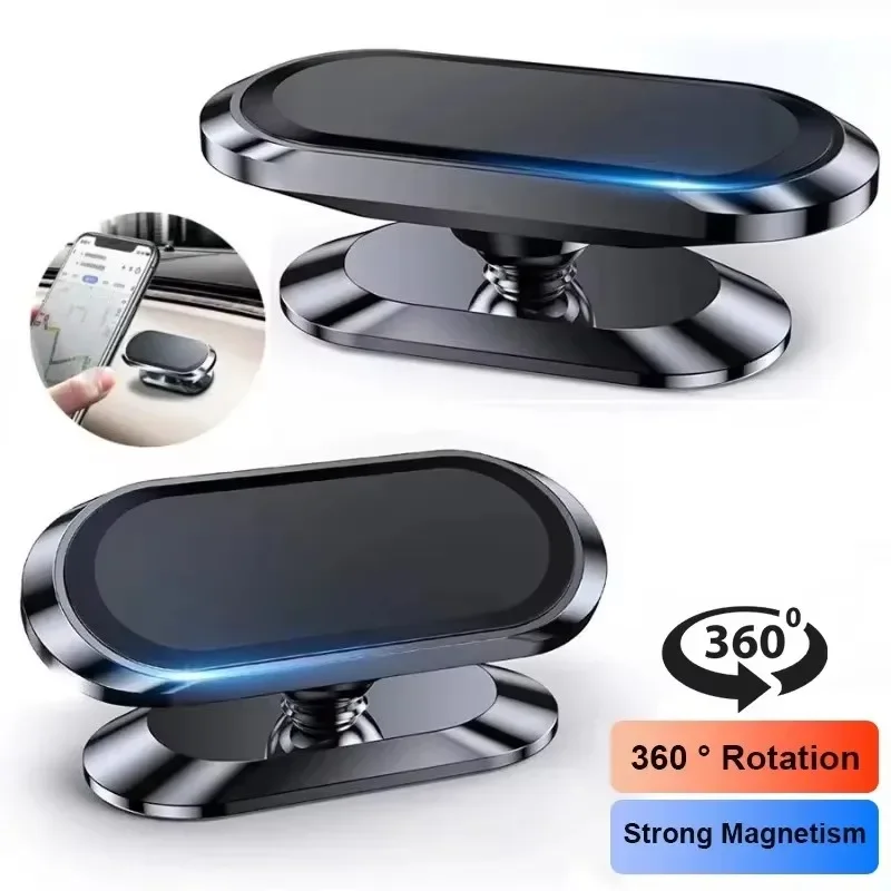 Car Accessories Xiaomi - 360 ° マグネット式車載スマホホルダー マグネット式スマートフォンモバイルスタンド セルGPSサポート iPhone