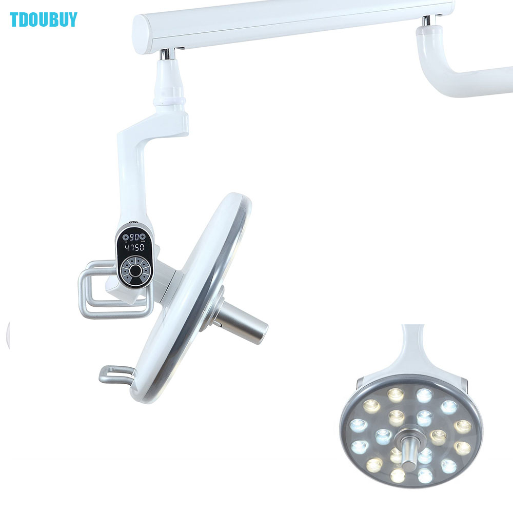 Led Headlight Bulbs - TDOUBUY 18個のLED電球を使用した歯科用手術灯。歯科ユニット用のランプヘッドとランプアーム付き。