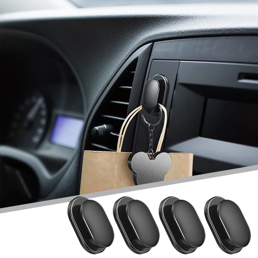 Car Accessories Inside - ミニカーフック 車内収納ホルダー USBケーブル ヘッドホン キー用 粘着式