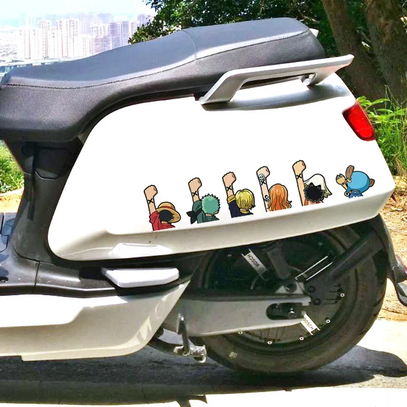 アニメワンピース車のステッカー漫画ルフィバックコンビネーショ - Car Accessories Japan のレビューと価格