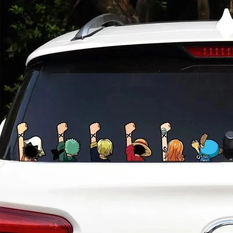 アニメワンピース車のステッカー漫画ルフィバックコンビネーショ - Car Accessories Japan のレビューと価格