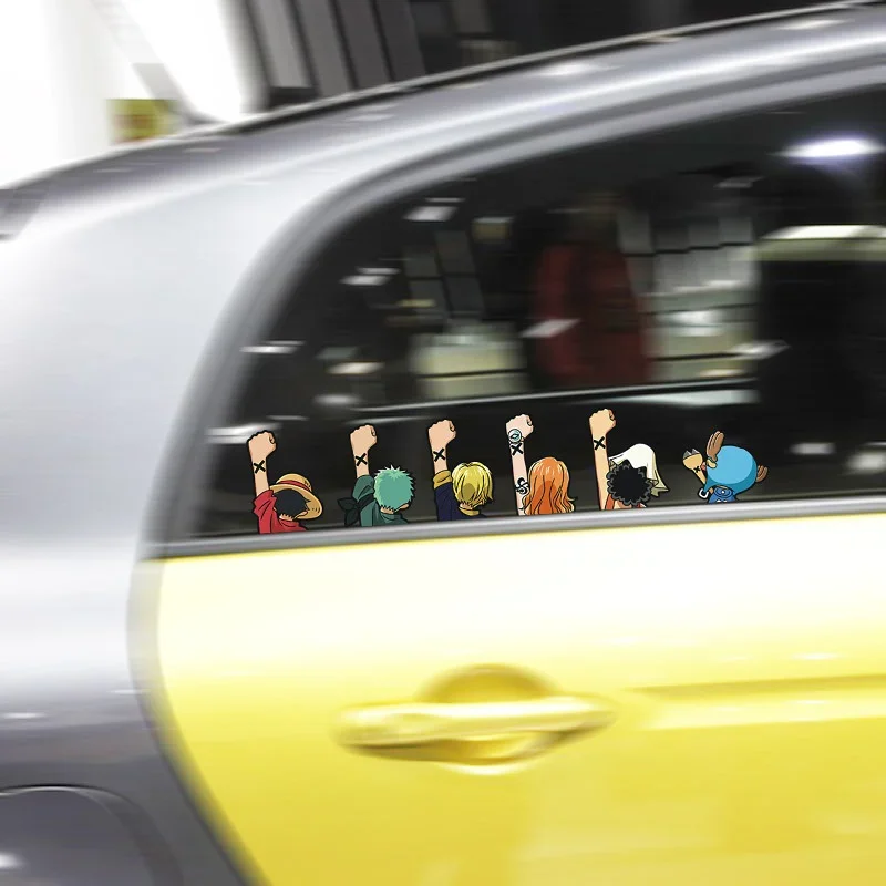 アニメワンピース車のステッカー漫画ルフィバックコンビネーショ - Car Accessories Japan のレビューと価格