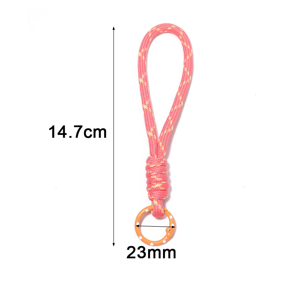5 ピース/ロットカラフルな編組キーホルダー携帯電話ストラッ - Car Accessories For Women のレビューと価格