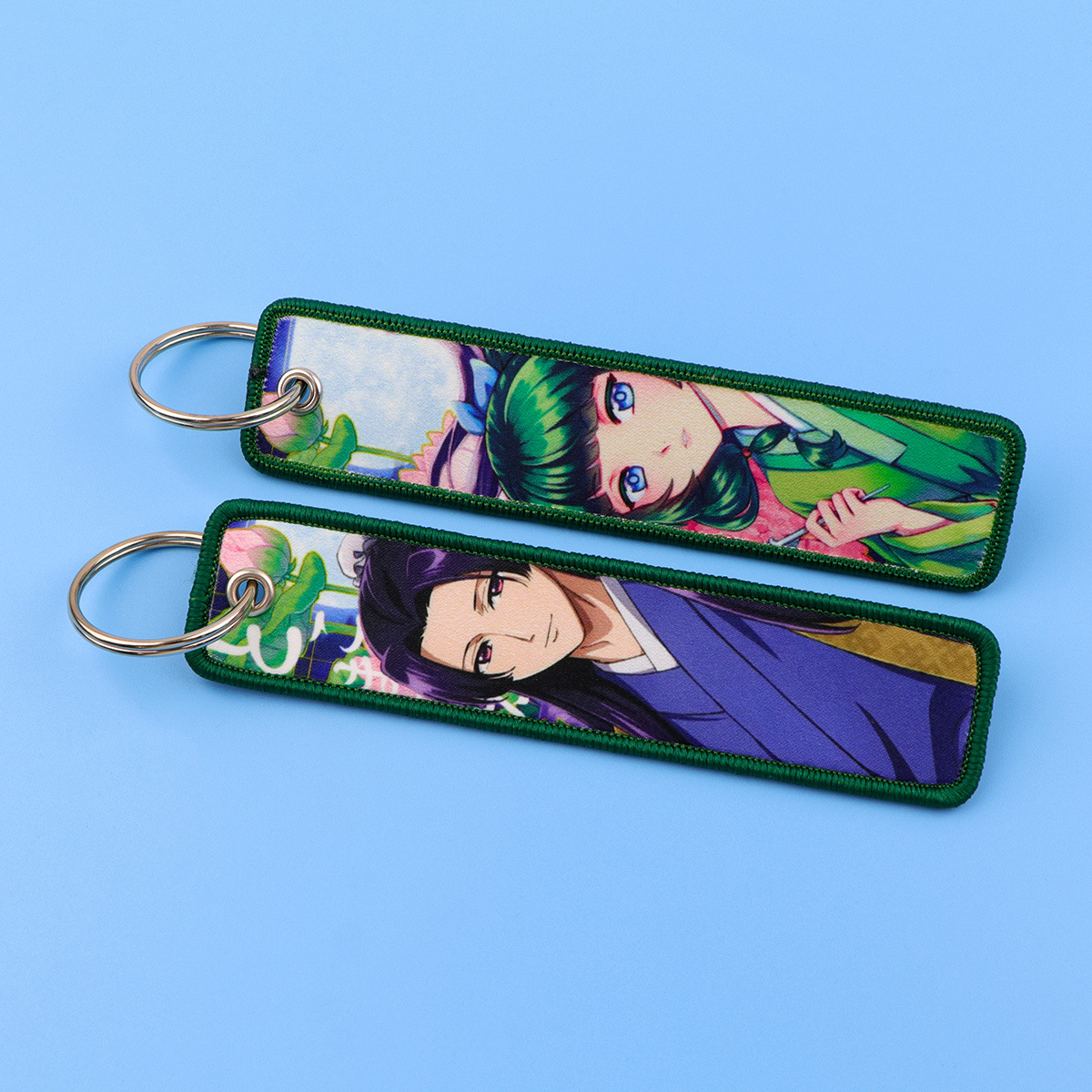 アニメ薬剤師日記刺繍キーホルダータグオートバイ車バックパック - Car Accessories Japan のレビューと価格