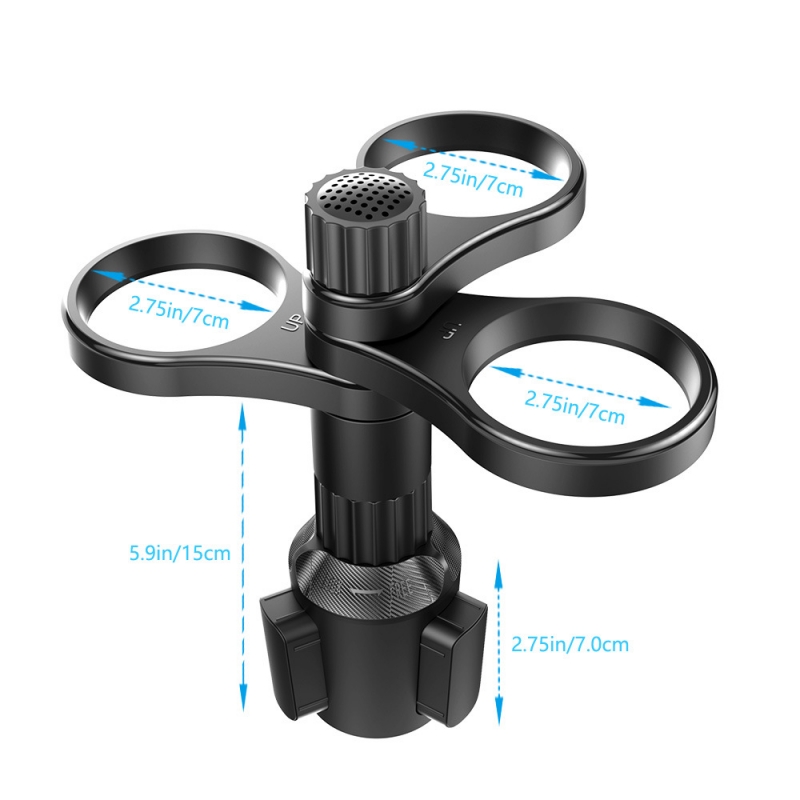 360 °   回転可能な3-in-1カーカップホルダー、頑 - Car Accessories You Must Have のレビューと価格