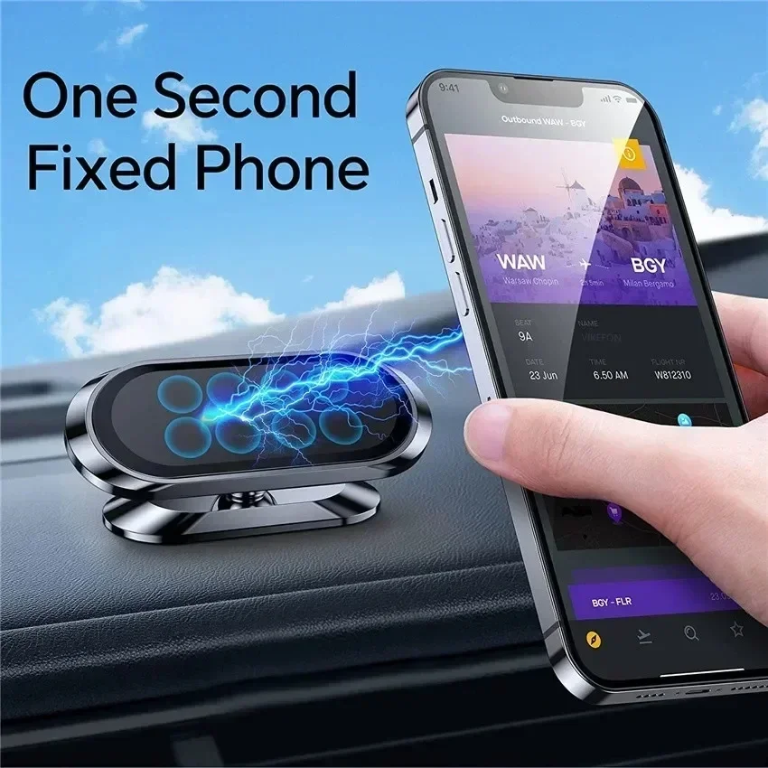 360 °   マグネット式車載スマホホルダー マグネット式 - Car Accessories Xiaomi のレビューと価格