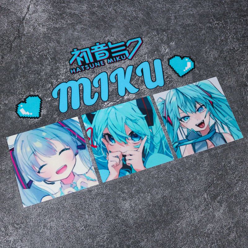 2026年新作クリエイティブ初音ミクアニメ反射ステッカー、車 - Car Accessories Japan のレビューと価格