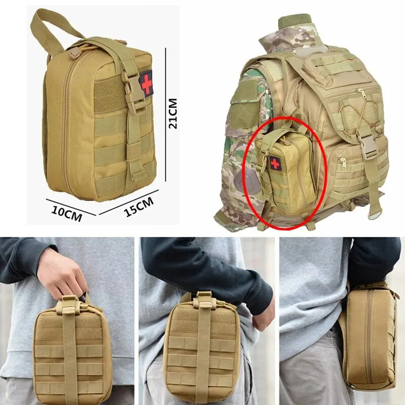 戦術的な応急処置キット医療バッグ緊急屋外狩猟車キャンプモール - Car Emergency Tool Kit のレビューと価格