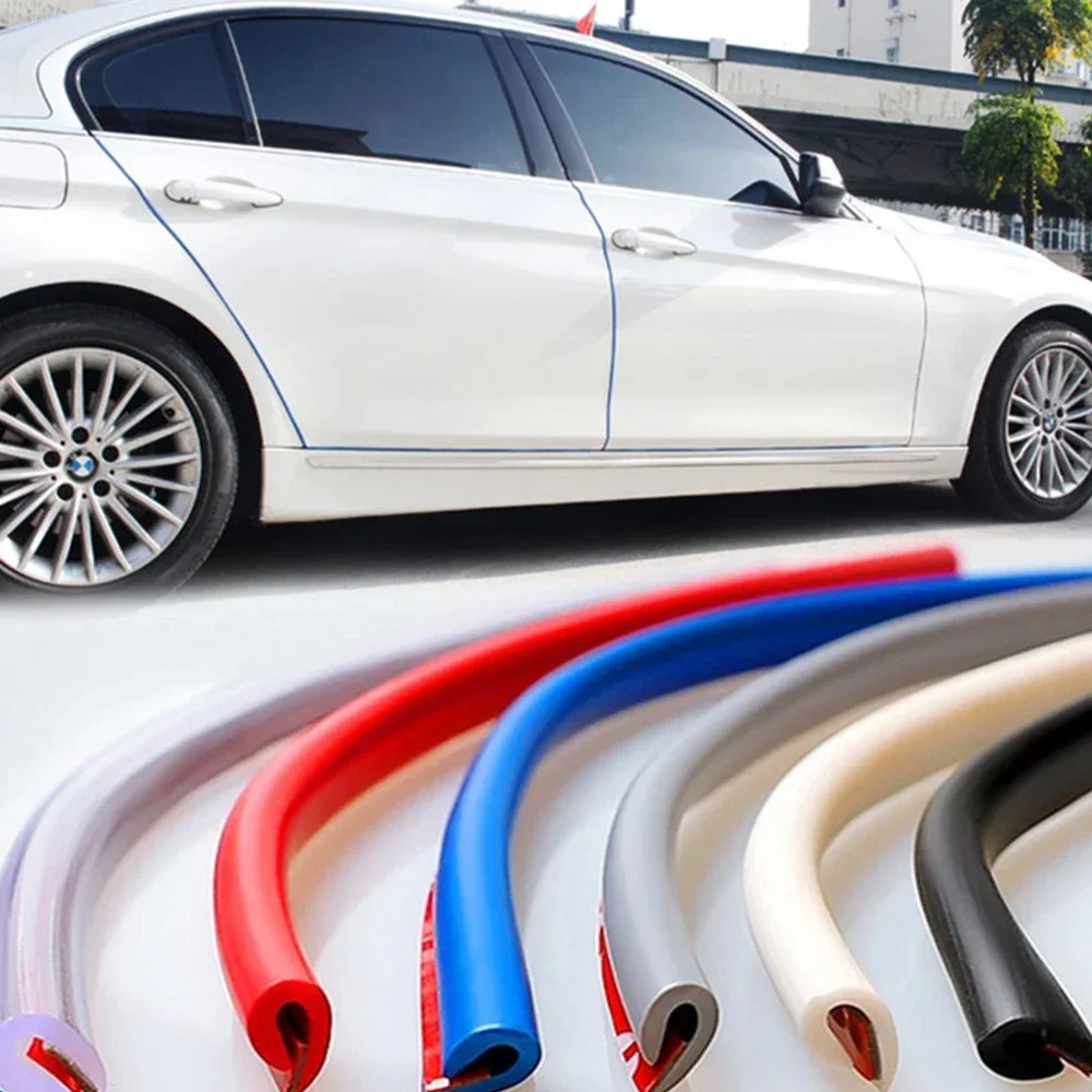 ゴム製車ドアエッジガード ユニバーサルスタイリングモールディ - Car Door Edge Guard のレビューと価格