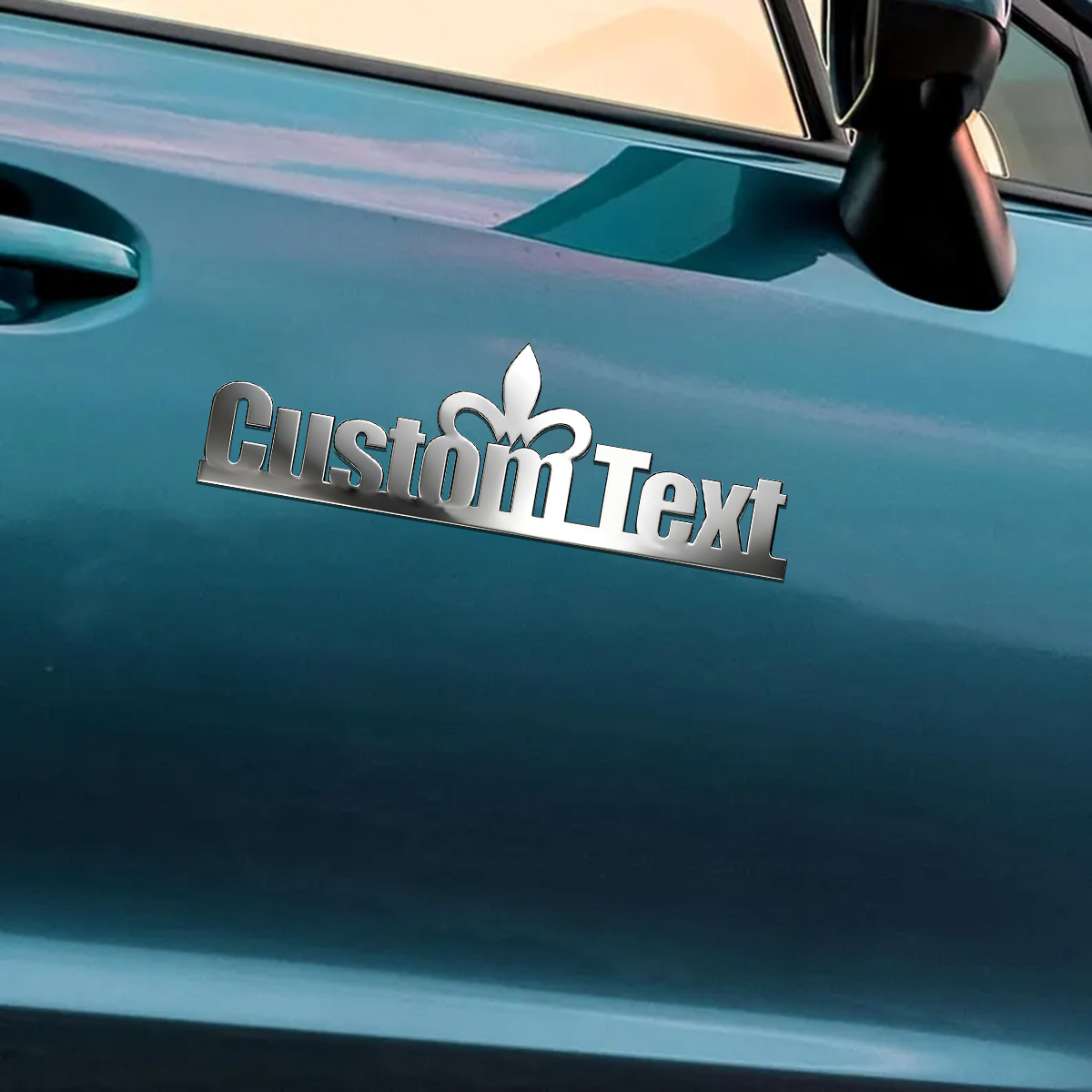クラシックフォントシッククラウンメタルカースタイリングボディ - Car Accessories Inside のレビューと価格