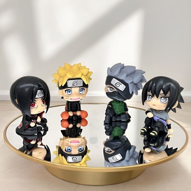 ナルト漫画かわいいフィギュアモデルカワイイ2Dちび人形車飾り - Car Accessories Japan のレビューと価格