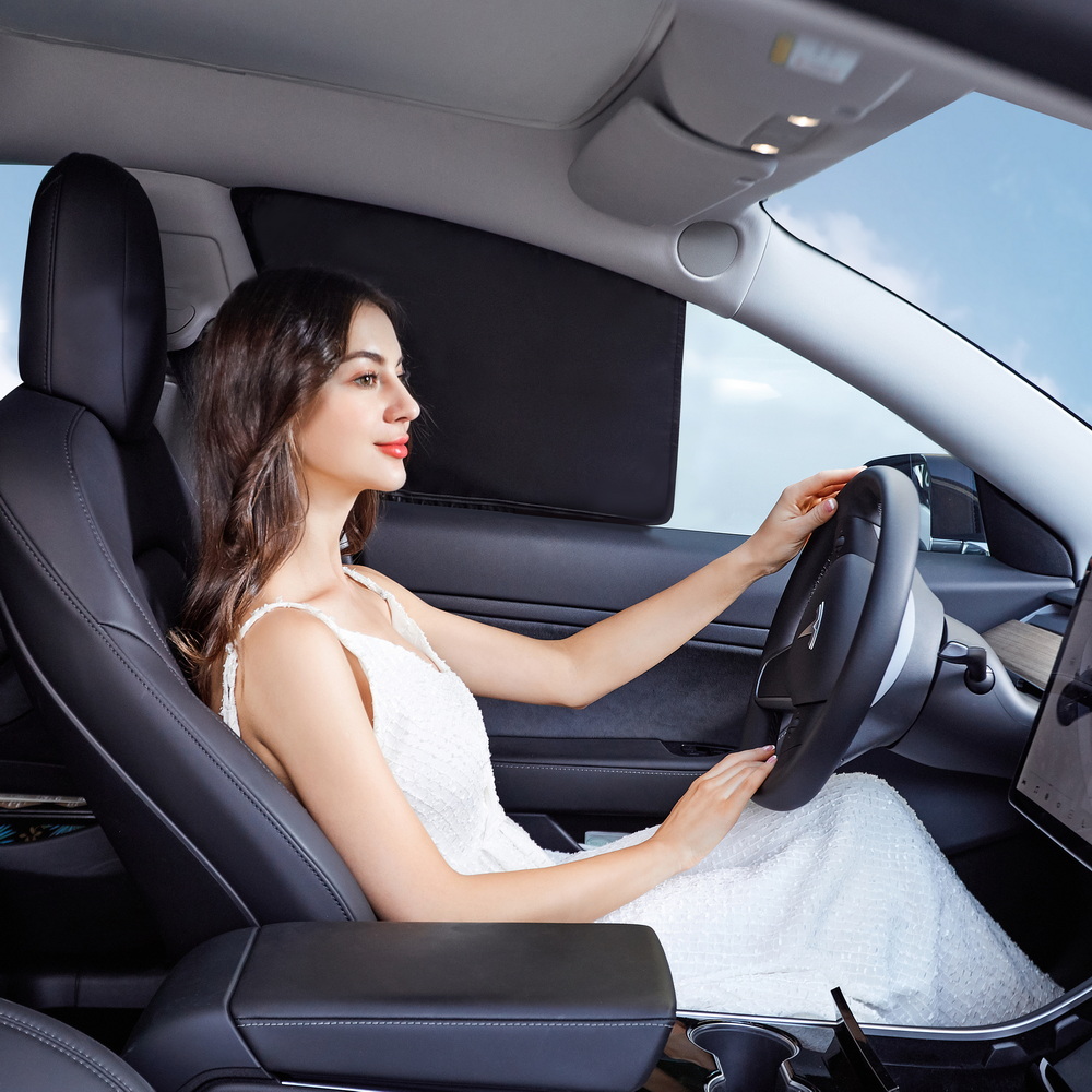 断熱プライバシー完全遮光ウィンドウサンカーテンサイドウィンド - Car Accessories Inside のレビューと価格