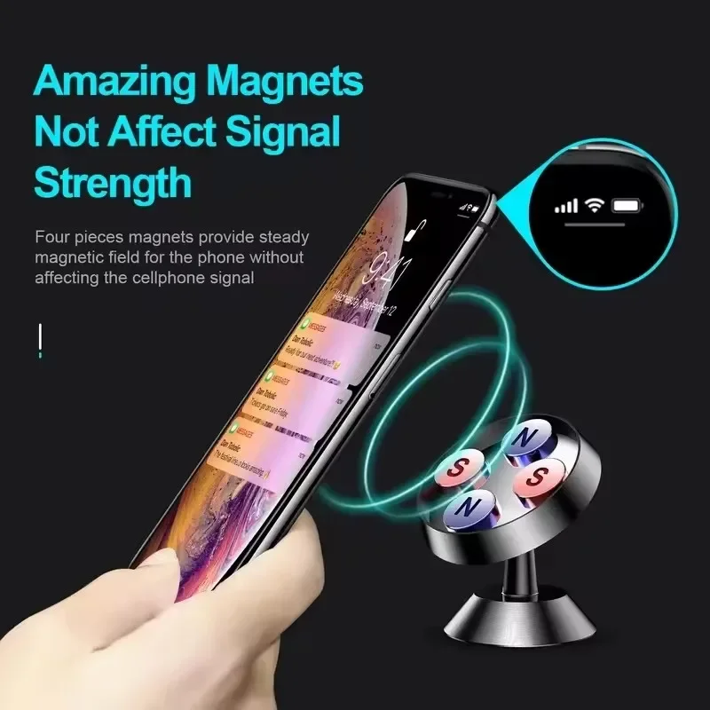 マグネット式車載携帯電話ホルダー マグネットマウント モバイ - Car Accessories Xiaomi のレビューと価格