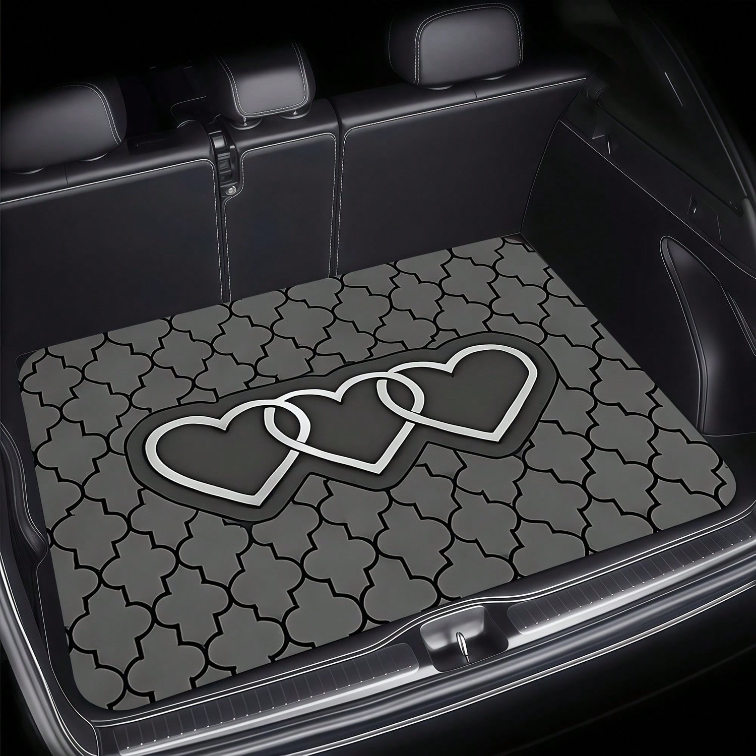 カーアクセサリー インテリア [旅行用品] ハート柄プリント - Car Accessories You Must Have のレビューと価格