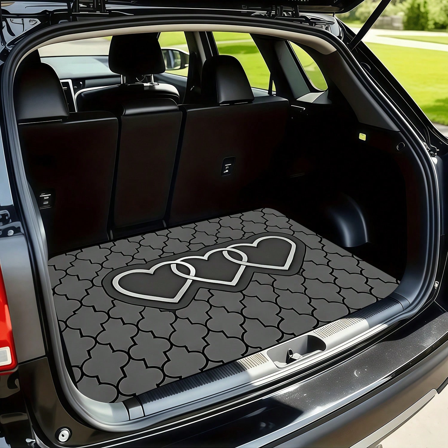 カーアクセサリー インテリア [旅行用品] ハート柄プリント - Car Accessories You Must Have のレビューと価格
