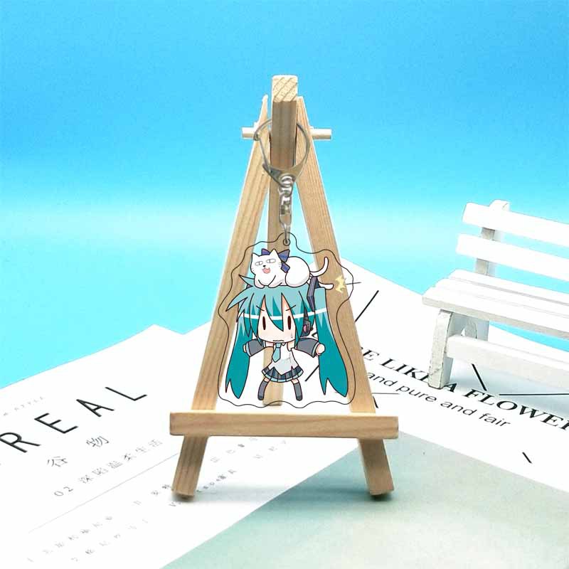 初音ミクアニメアクリルかわいいフィギュアバッグチャームキーリ - Car Accessories Japan のレビューと価格