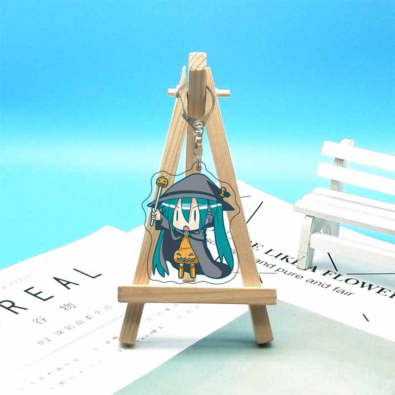 初音ミクアニメアクリルかわいいフィギュアバッグチャームキーリ - Car Accessories Japan のレビューと価格
