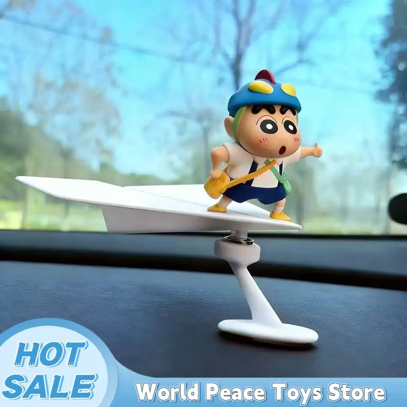 回転航空機クレヨンしんちゃん車のダッシュボード装飾品自動車イ - Car Accessories Inside のレビューと価格