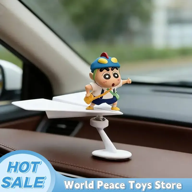 回転航空機クレヨンしんちゃん車のダッシュボード装飾品自動車イ - Car Accessories Inside のレビューと価格