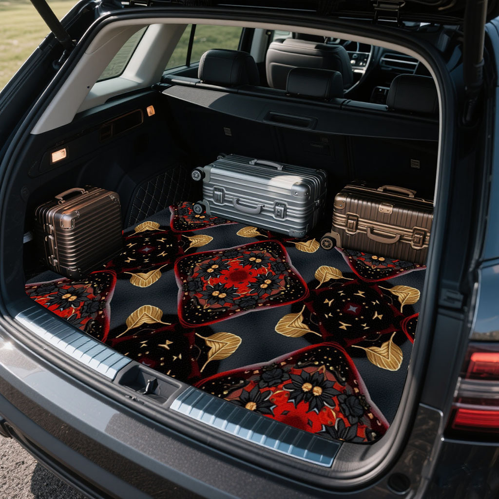 1枚入りプリントデザインカートランクマット、必須旅行用品、様 - Car Accessories You Must Have のレビューと価格
