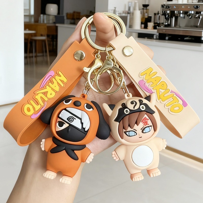新作アニメ「ナルト」Qバージョンキーホルダー、アニメキャラク - Car Accessories Japanese のレビューと価格