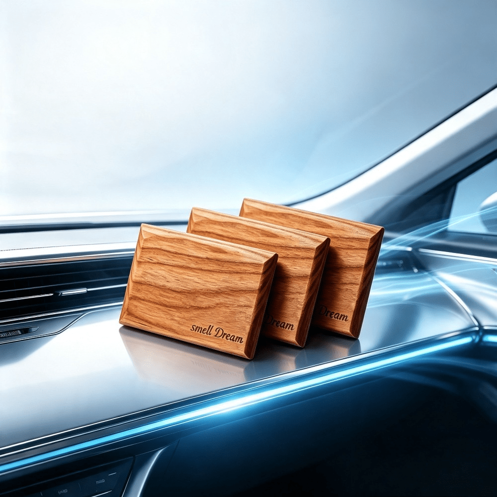 車用芳香剤 チーク・アンバー・オレンジウッドの香り ブロック - Car Fragrance Diffuser のレビューと価格